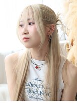 アッシュ 成増店(Ash)&nbsp;ケアブリーチで叶うホワイトブロンド