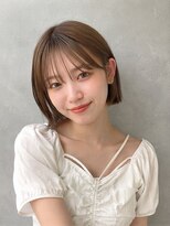 リア トーキョー(Lia TOKYO) 【工藤武士】大人ボブ×ナチュラルブラウン艶感のストレートヘア
