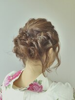 ビグディーサロン(BIGOUDI salon koshien)&nbsp;【ISAACBLANCO】フェミニンボブアレンジ ヘアアレンジ