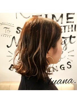 ヘアーデザインルアナ(Hair design Luana.) シールエクステハイライト