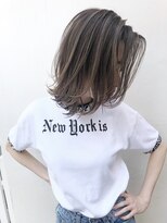 トルネード(TORNADO)&nbsp;外国人風ボブ ハイライトバレイヤージュ グレージュエアタッチ