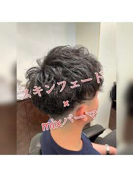 ネクサス 築地店 ツーブロック×ミックスパーマ