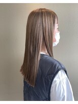 シャンプーボーイエイムス(SHAMPOO BOY aims)&nbsp;艶感重視の春カラー・切りっぱなしロングスタイル