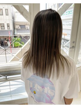 ループ(LOOP) 極細ハイライトデザイン/グラデーション