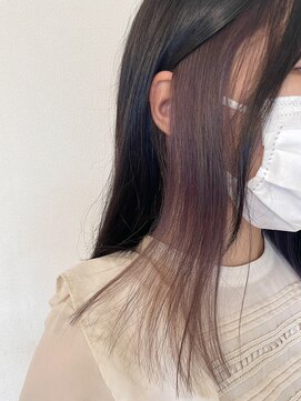 リアン 熊谷本店(Rien) インナーカラー×パープル