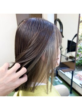 ゼロ(Zero) 大人可愛い20代30代40代小顔インナーカラー