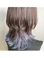 ビヨンドイー(beyond E)&nbsp;パープルとブルーメッシュインナーカラー