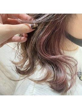 イオエ 岡本(ioe) イメチェン/フルバング/似合わせ/レッドブラウン/デジタルパーマ