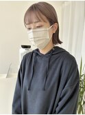 福井 大和田 ハイトーン ミルクティーベージュ 切りっぱなし