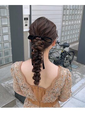 シエル(hair terrace Ciel) ポニーテールアレンジ