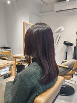 クラップス 上大岡(CLAPS)&nbsp;ローズブラウン/ワインレッド/艶カラー【ブリーチ無し】