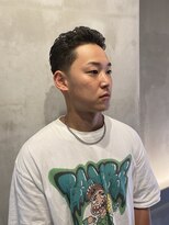 フランクスバーバーザスタンド(Frank’s barber the stand)&nbsp;ナチュラルオールバックパーマE