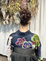 卒業式ヘアセット×袴着付け♪yu
