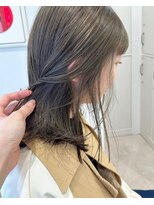 ガーデンヨコハマ(GARDEN YOKOHAMA) 外ハネボブ ニュアンスカラーオリーブグレージュ イメチェン　