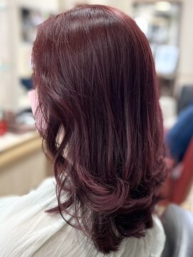 ヘアークリアー 春日部 大人可愛いチェリーレッド/オススメカラーリング/30代40代50代