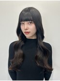 【韓国ヘア】【ワンホンヘア】【巻き髪】