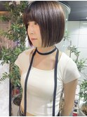 丸くならないぱつっとボブ【戸田雅子】