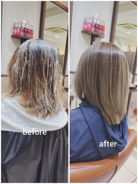 ネオリーブチノ 登戸店(Neolive cino) 【白髪ぼかし】シークレットハイライト