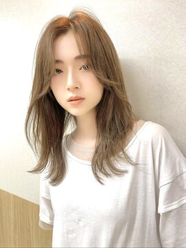 サンド ミュウ 横浜店(sand mieu) ボブディオリーブベージュ髪質改善縮毛矯正フェイスレイヤー