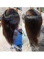 スリー(THREE) 髪質改善トリートメント 縮毛矯正 髪質改善ストレート 酸性