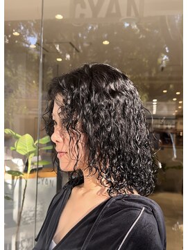 シアン 矢場町店(CYAN.) 海外風スタイルが好きな方に！ハードスパイラルパーマ