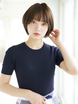 アグ ヘアー ロナ 白石バイパス店(Agu hair lona) 《Agu hair》丸みシルエットがかわいい王道ショート