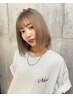 【何度でも使える♪】似合わせカット+透明感カラー　￥12100→￥9900