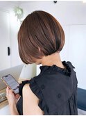 前下がりボブ　イルミナカラー