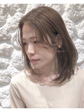 ヘアサロン エフ 渋谷(F) #ベージュ#ボブ#顔周りレイヤー