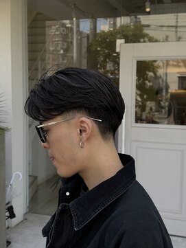 タイドヘア 茨木店(TIDE HAIR) 海外センターパート