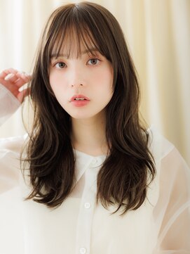 カバーヘア イヴ 戸頭店(COVER HAIR EVE) 抜け感アッシュオリーブレイヤーロングTc5戸頭20代30代40代