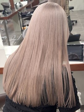 ニコ トウキョウ 渋谷(nico TOKYO) ダブルカラーミルクティーピンクハイトーン韓国レイヤー