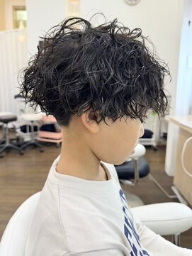 宇都宮men'sメンズパーマ波巻きスパイラルパーマ波巻きパーマ