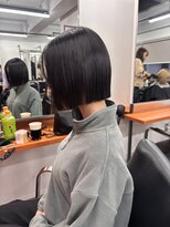 レブ 三条河原町(Reb,) 髪質改善ストレートでボブに!