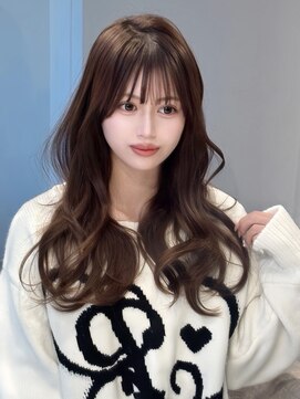 マインバイアフロートギンザ(MYNE by AFLOAT GINZA) レイヤーカット/前髪/顔周りカット/チョコベージュ