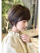 パシフィックダズールバトン(Pacific Dazzle baton)&nbsp;やわらぎマッシュショート（白髪ぼかしカラー）つく