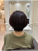 丸みショートボブ