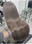 髪質改善　透明感カラー　レイヤーカット