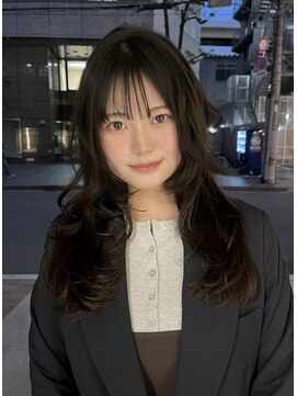 フィルムス 大阪本町(FILMS) コテ巻き風パーマ/くびれレイヤーボブ/韓国巻き風/顔周りカット