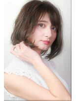 ラフヘアーアンドライフ 所沢東口店(LAF Hair&Life)&nbsp;アンニュイな柔らか立体感ボブ