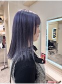 ラベンダー/ボブ/ハイトーン/10代/20代