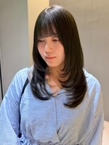 コルプラス(col +plus)&nbsp;レイヤーカット／オリーブグレージュ/髪質改善縮毛矯正