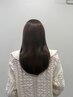 【髪質改善ストレート/★★】カット+縮毛矯正+超音波オージュアor水素ケア