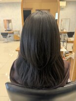 カノエ 防府田島店(canoe)&nbsp;レイヤーカット/透明感グレージュ