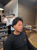 ワンワンオー バーバーショップ 博多店(@110 BARBER SHOP)&nbsp;ツーブロックショートカルマヘアスリックバックジェットフェード