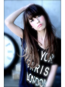 ネルバイグリーン(Nelle by green) ☆「Mix Hilight」×「Natural　Gradation」 -long