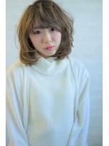 ナナナパレナ 梅田店(nanana parena) 重めバングのフェミニンボブ【nanana parena】