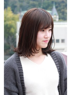 ビアージュ(Viage) 【朝の時短に前髪パーマ】マットアッシュカラー