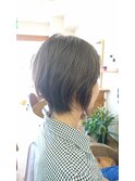 猫っ毛もok!  丸みのあるショート