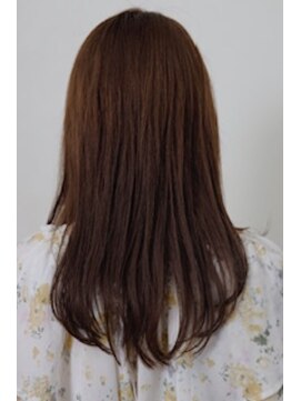 ルーフ 用賀(ROOF) 【ROOF用賀店】　大人ナチュラルセミロング　#髪質改善#縮毛矯正